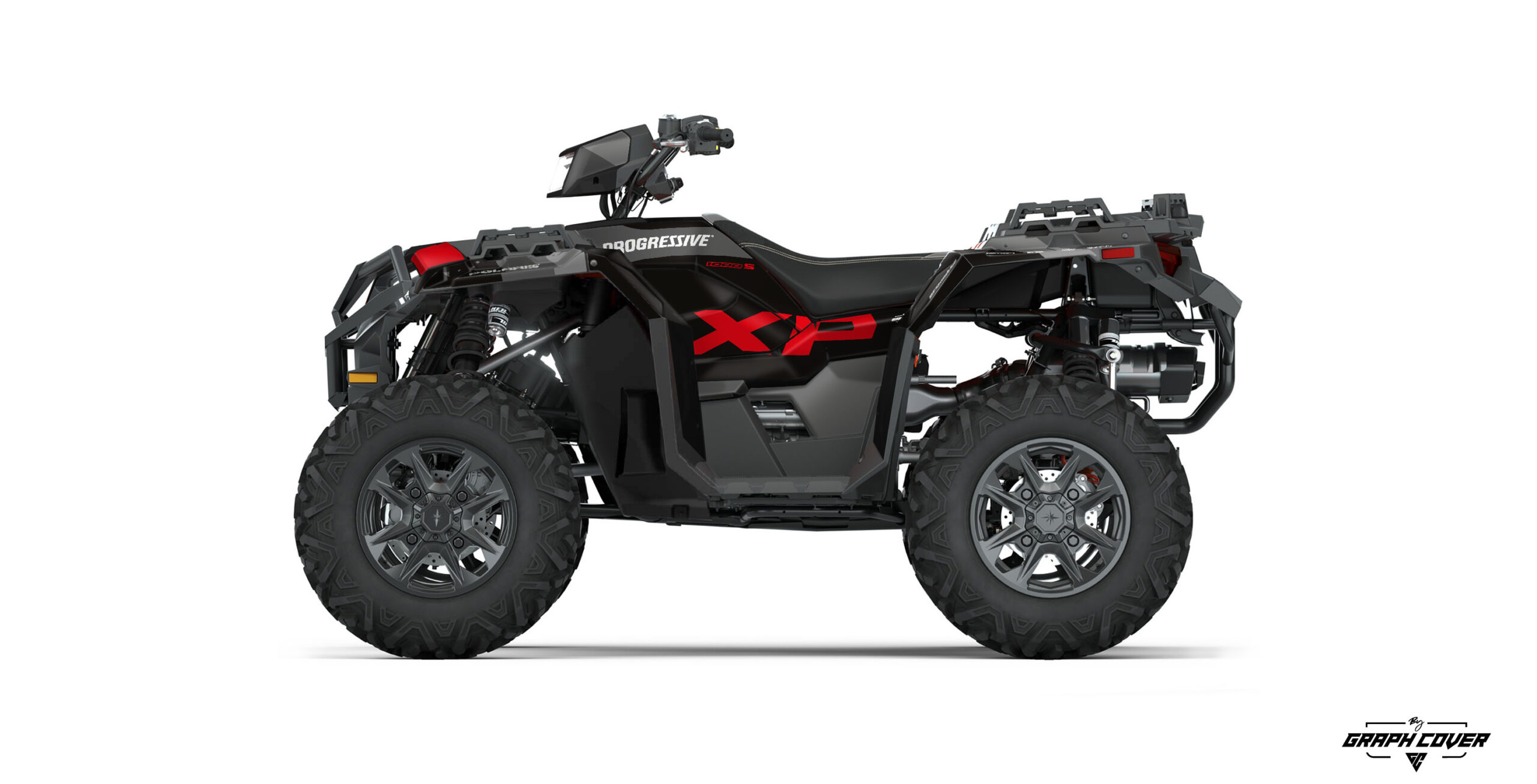 Sublime ton Polaris Sportsman 1000 XP ou XPS avec le Kit déco Sportsman 1000 Crew. Ce kit haut de gamme transforme ton quad.