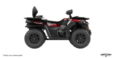 Affirme ton style et donne du caractère à ton quad avec le Stickers Snarler AT5 – Design Revenge, un kit déco complet conçu par Graph Cover pour sublimer ton Segway Snarler AT5.