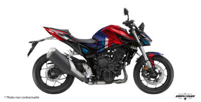 Le Kit Déco CB 1000 Hornet design DKR a été conçu pour transformer visuellement la Honda CB 1000 Hornet tout en respectant son ADN sportif.