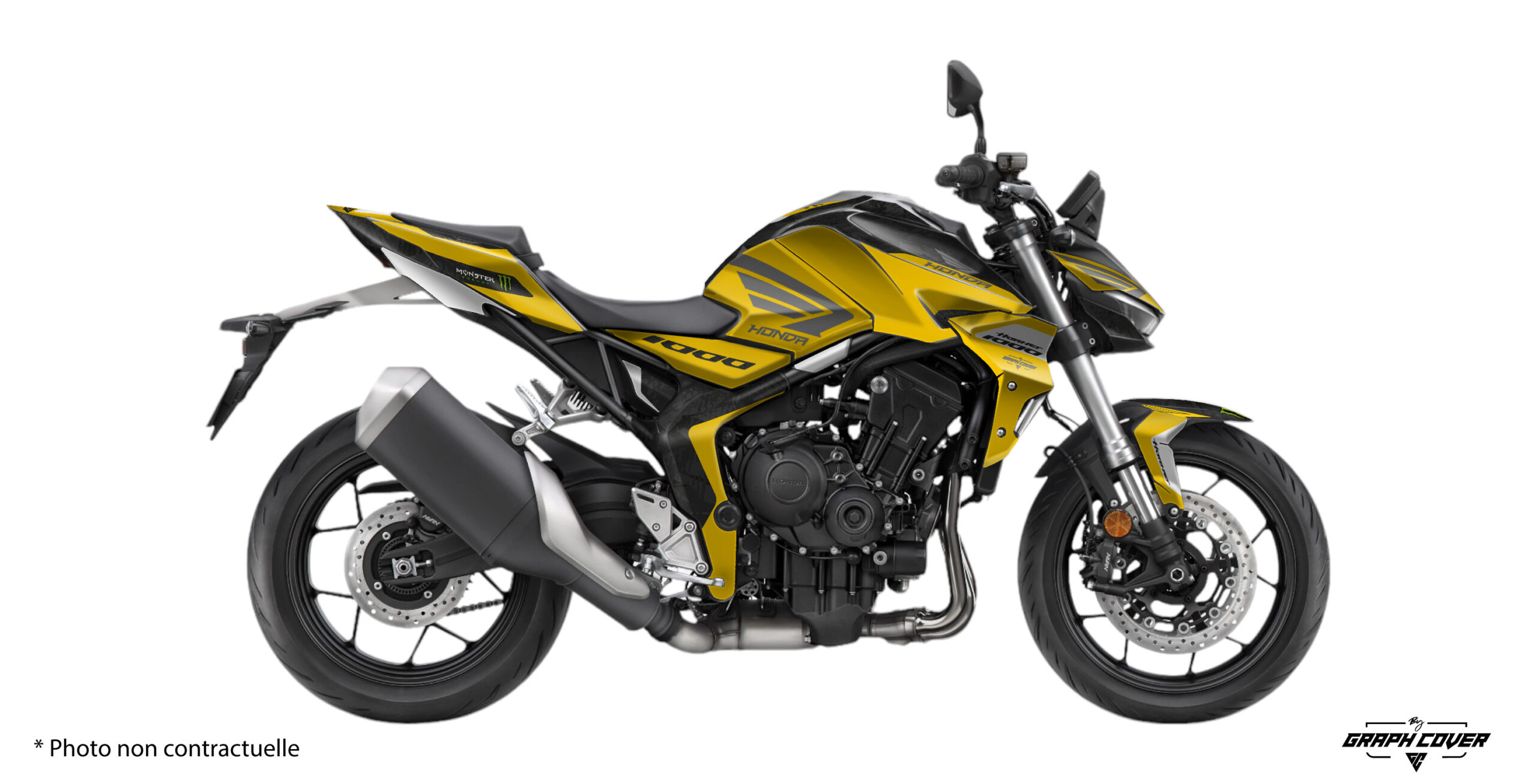 Le Kit Déco Honda CB1000 Hornet Jakarta transforme instantanément votre roadster. Il renforce son caractère. Il accentue sa sportivité.