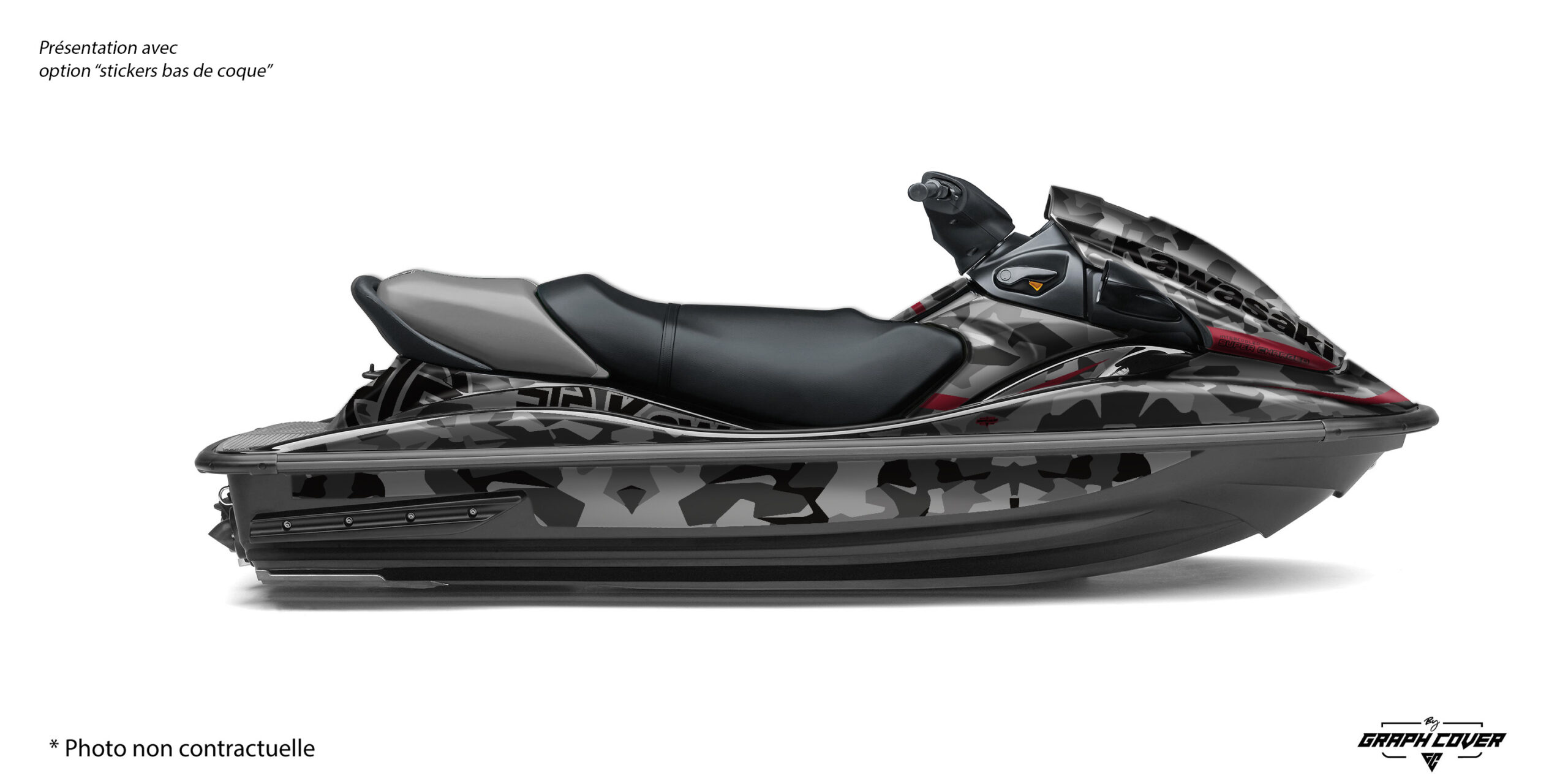 Kawasaki-STX-15F---STX-12F-Opskin-Rouge-3D Avec ce Kit Déco Kawasaki STX-15F, votre jet ski adopte un style fort et moderne. Le design Opskin apporte une allure sportive et précise, avec son camouflage graphique revisité.