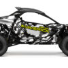 Un style furtif pensé pour la performance. Le Kit Déco SSV CAN-AM MAVERICK R Stealth apporte un look puissant et radical à votre Maverick R.