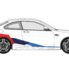 Le Kit stickers BMW F87 M2 Competition renforce le style sportif de la BMW Série 2 M2. Il s’adresse aux passionnés de design et de performance. OEM BMW