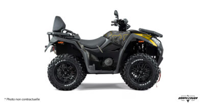 Avec nos Stickers Quad Kymco MXU, ton 550 ou 700 prend une allure aventure. Le design TRAVEL s’inspire des paysages alpins, des tracés GPS et des cartes topographiques.