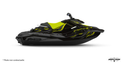 Découvrez le design Pyrox pour votre Spark : un Autocollant Seadoo Spark au style flamme intense, entièrement personnalisable avec options premium.