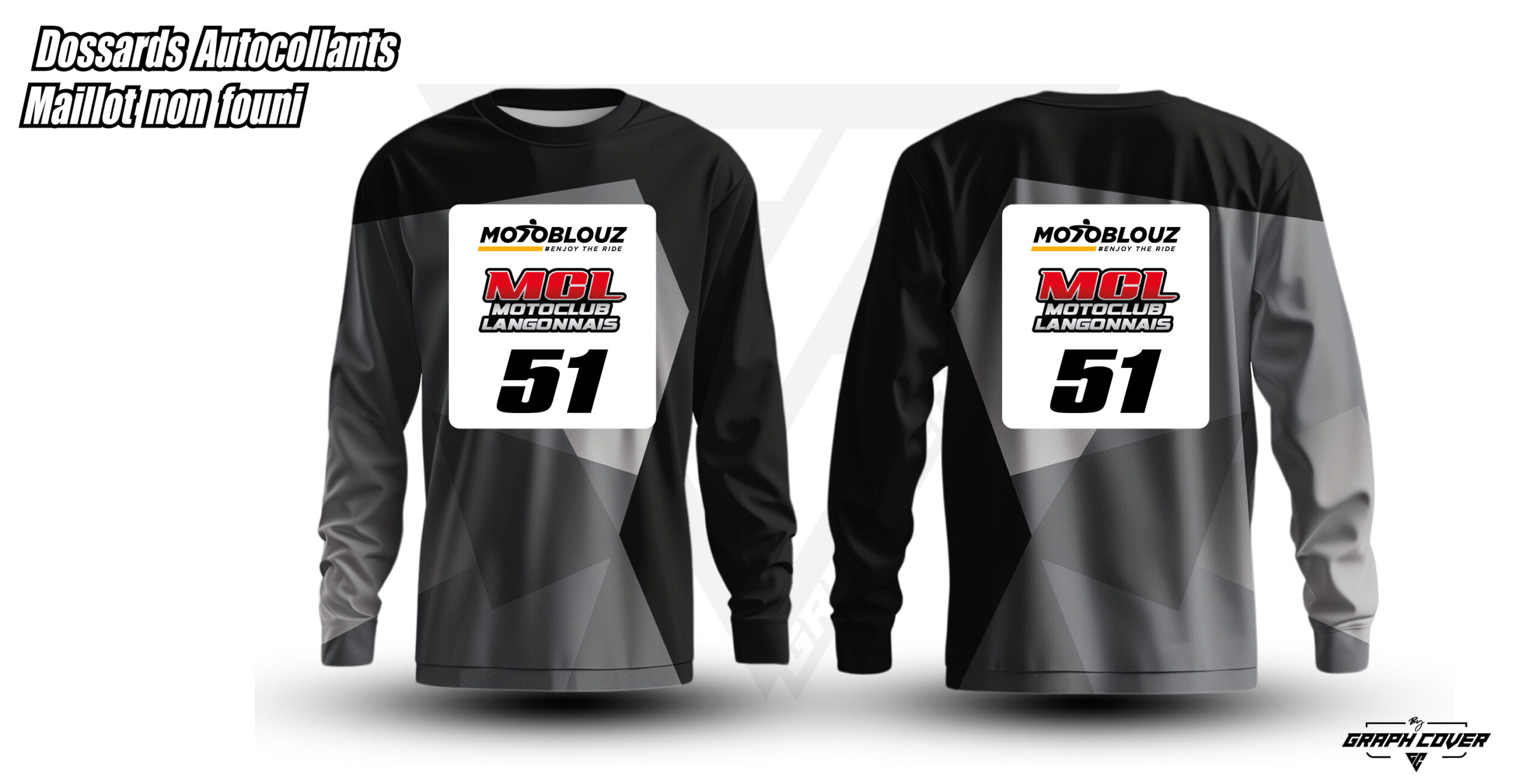 Dossards-Autocollants Dossards autocollants CFS vendus par paire, conformes au règlement. À coller sur le maillot, résistants et retirables après la course.