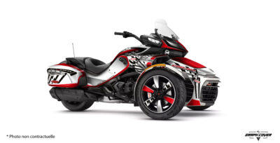 Le Kit déco Hybride Can-Am Spyder Circus a été imaginé pour transformer le Spyder F3 Limited en véritable machine de caractère.
