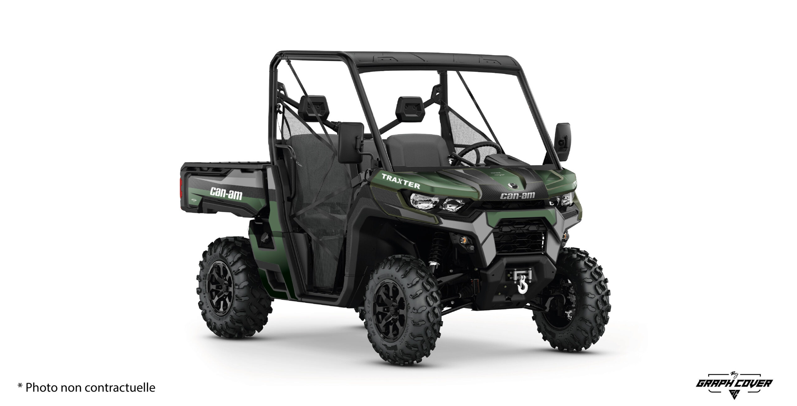 Kit-déco-Can-Am-Traxter-Defender---20-À-24-Pulse-vert-3D