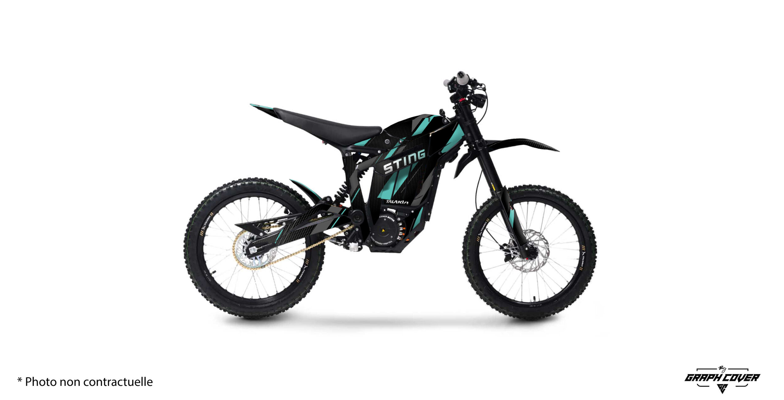 Kit déco Talaria Sting 5500 Vibe : design moderne, finition premium et personnalisation complète pour sublimer votre moto électrique.