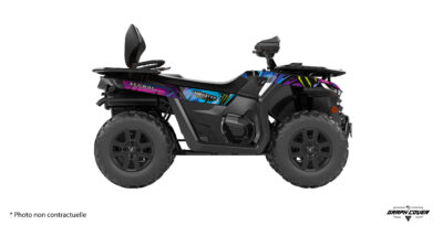 Kit stickers Segway AT5 KB Ara : design graphique agressif pour quad Snarler AT5, avec options de personnalisation et finitions au choix.