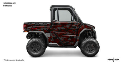 Kit déco SSV U10 Pro design Kamera. Version light ou full, camouflage personnalisable, vinyle 100 microns avec finition brillante 340 microns.