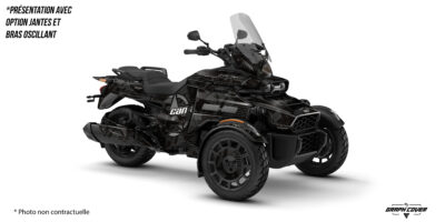 Kit déco Can-Am Canyon design Assault. Personnalisez votre 3 roues avec un kit complet, vinyle premium et finitions au choix pour un style off-road unique.