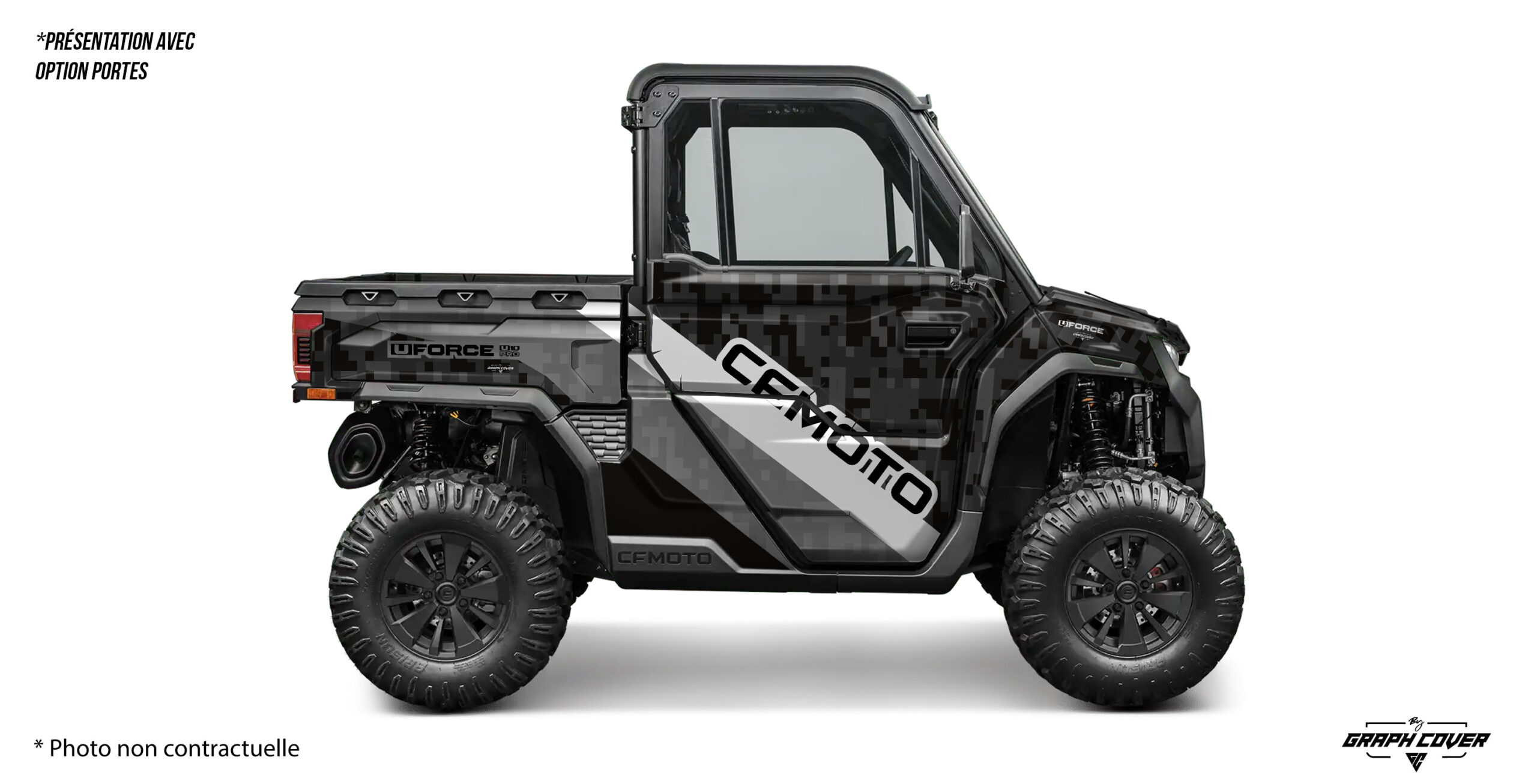 kit-déco-Cf-Moto-Uforce-1000-Pro--25+-Holshot-gris Kit déco Uforce pro Holshot : version light ou full, personnalisation complète et vinyle premium 100 microns avec finition 340 microns.