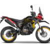 kit-déco-VOGE-300-RALLY-22+-SandStrom-jaune-3d Kit Déco 300 Rally Voge Sandstorm : design inspiré du désert, personnalisation sur mesure et rendu durable pour votre moto adventure.