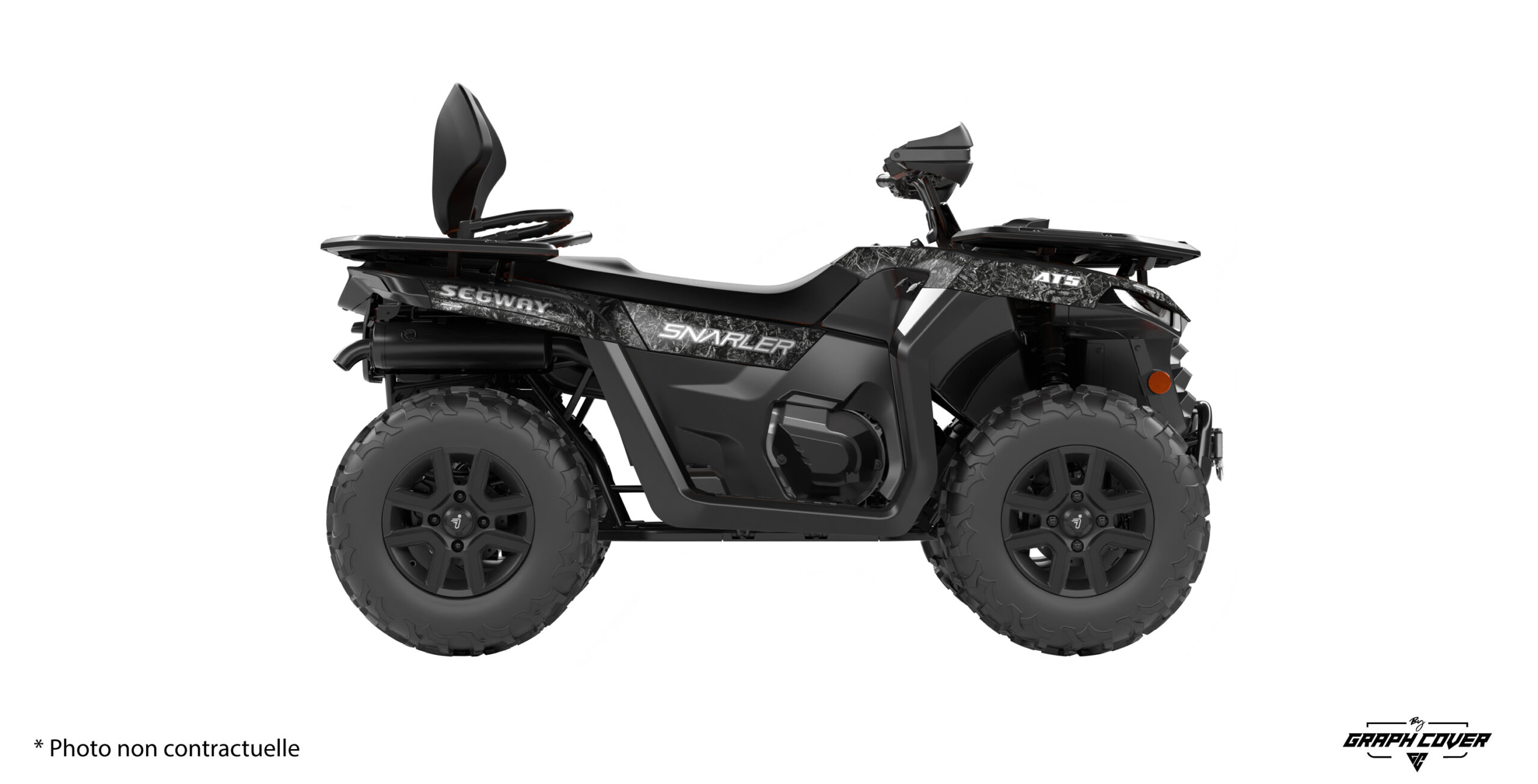 Kit déco AT6 Camouflage feuilles Leaf pour Segway AT6 : design camouflage réaliste, personnalisable, robuste et idéal pour un usage off-road intensif.
