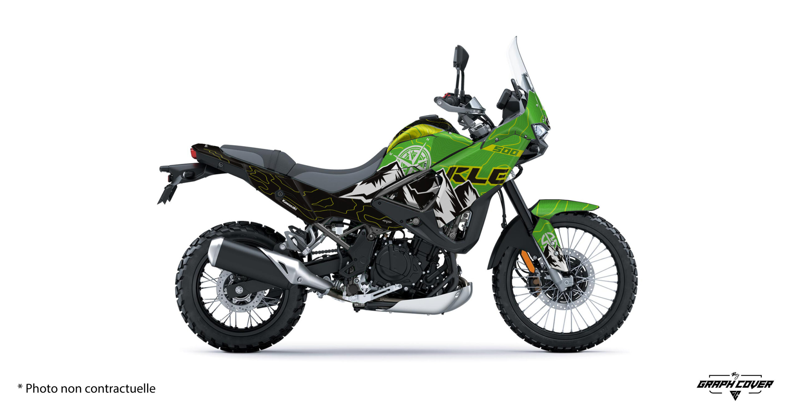 Kit-déco-Kawasaki-KLE-500-26+-Travel-Vert-3D