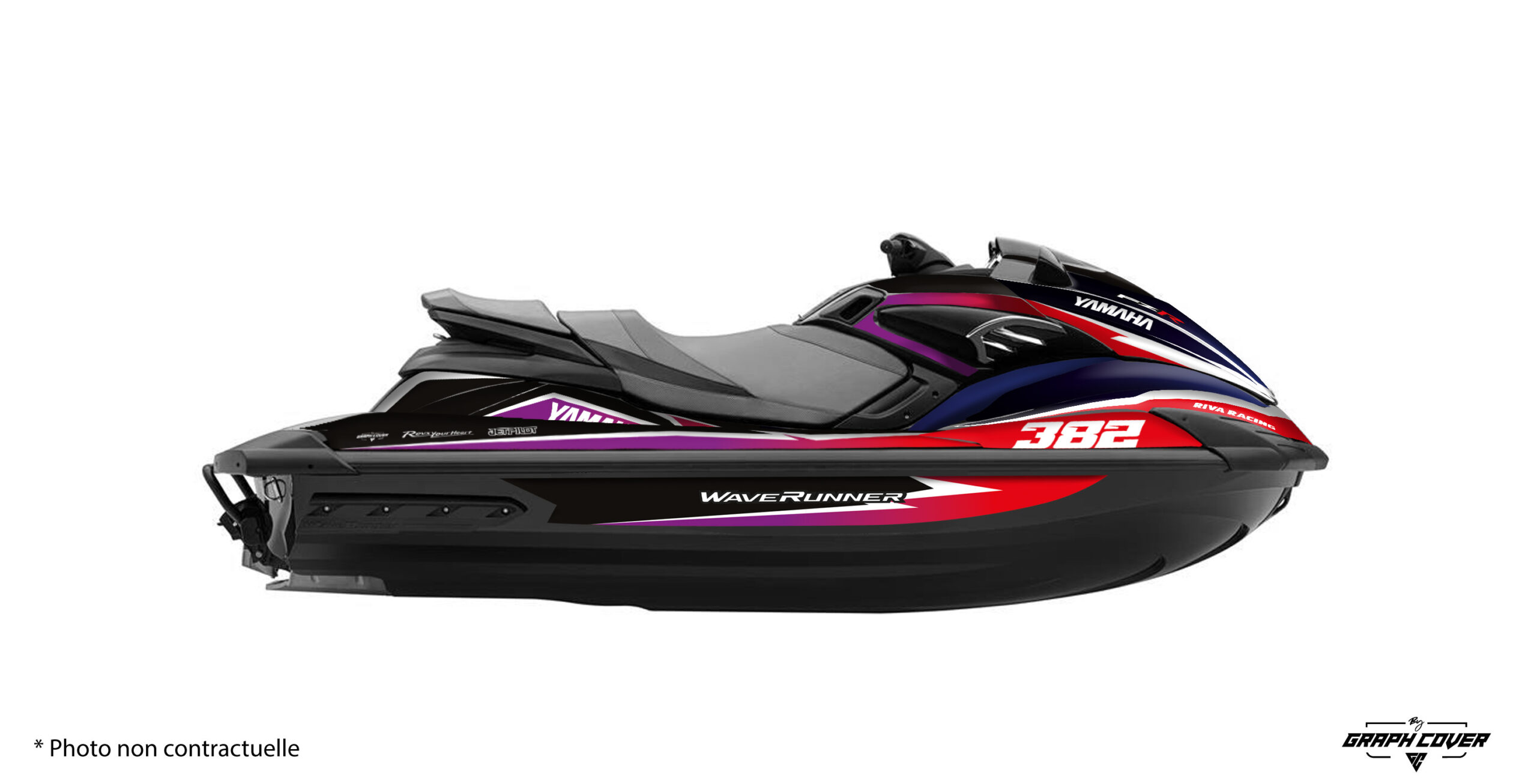 Kit déco Yamaha FZR Carve compatible FZS. Design racing et fabrication française sur mesure avec nombreuses options de personnalisation.