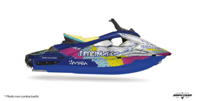 Kit déco Yamaha Jetblaster design Crackle pour Yamaha Jetblaster nouvelle génération. Versions Light et Full, personnalisables avec nom, numéro, couleurs et logos. Fabrication française sur vinyle premium haute qualité.