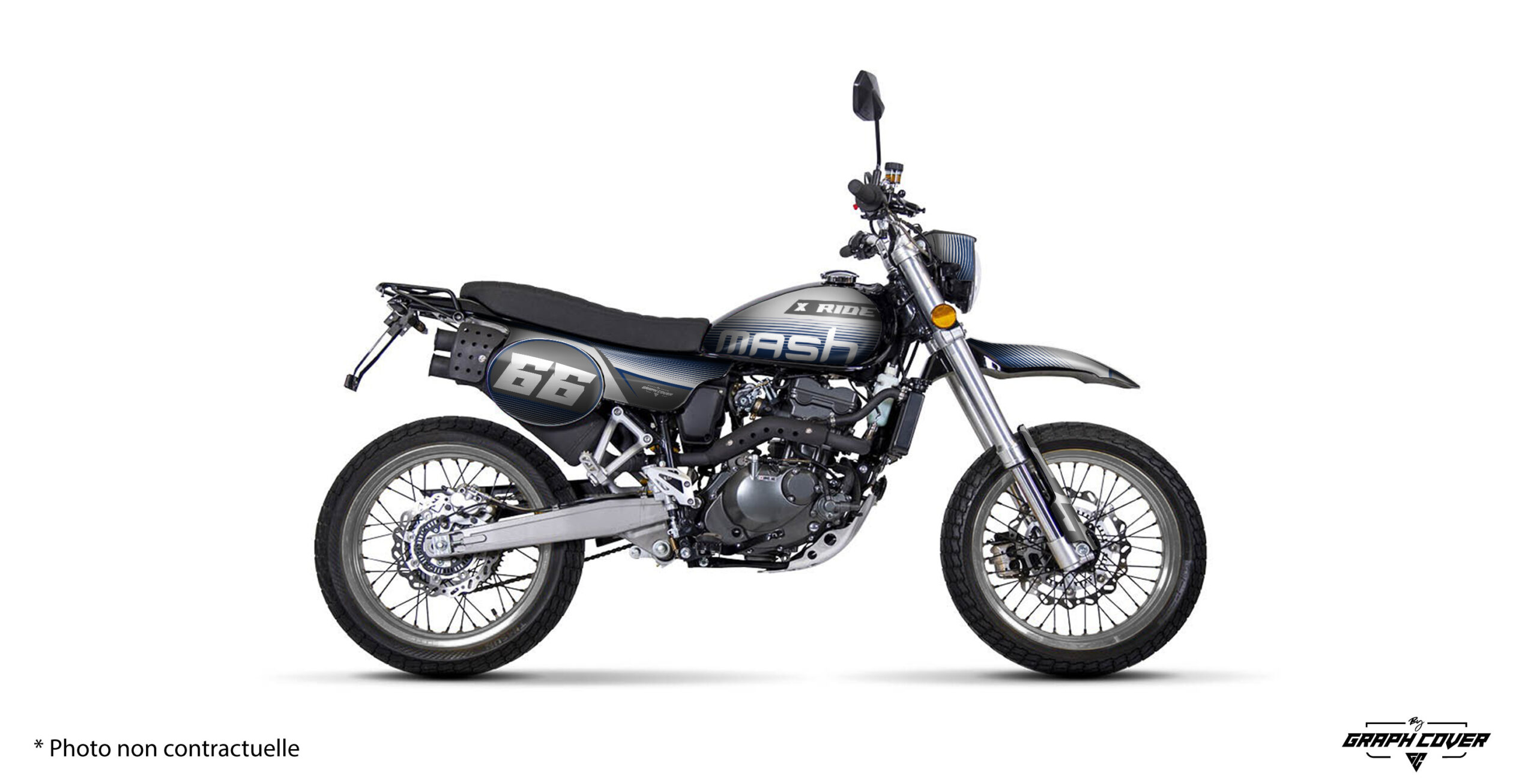 Mash-X-Ride-125-Line-Bleu_3D Kit déco Mash X-Ride 125 Line bleu noir et gris – Graph Cover
