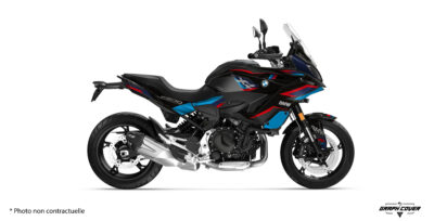 Kit déco F900 XR Alpha pour BMW : design sportif personnalisable, vinyle haute résistance et fabrication sur mesure dans nos ateliers en France.